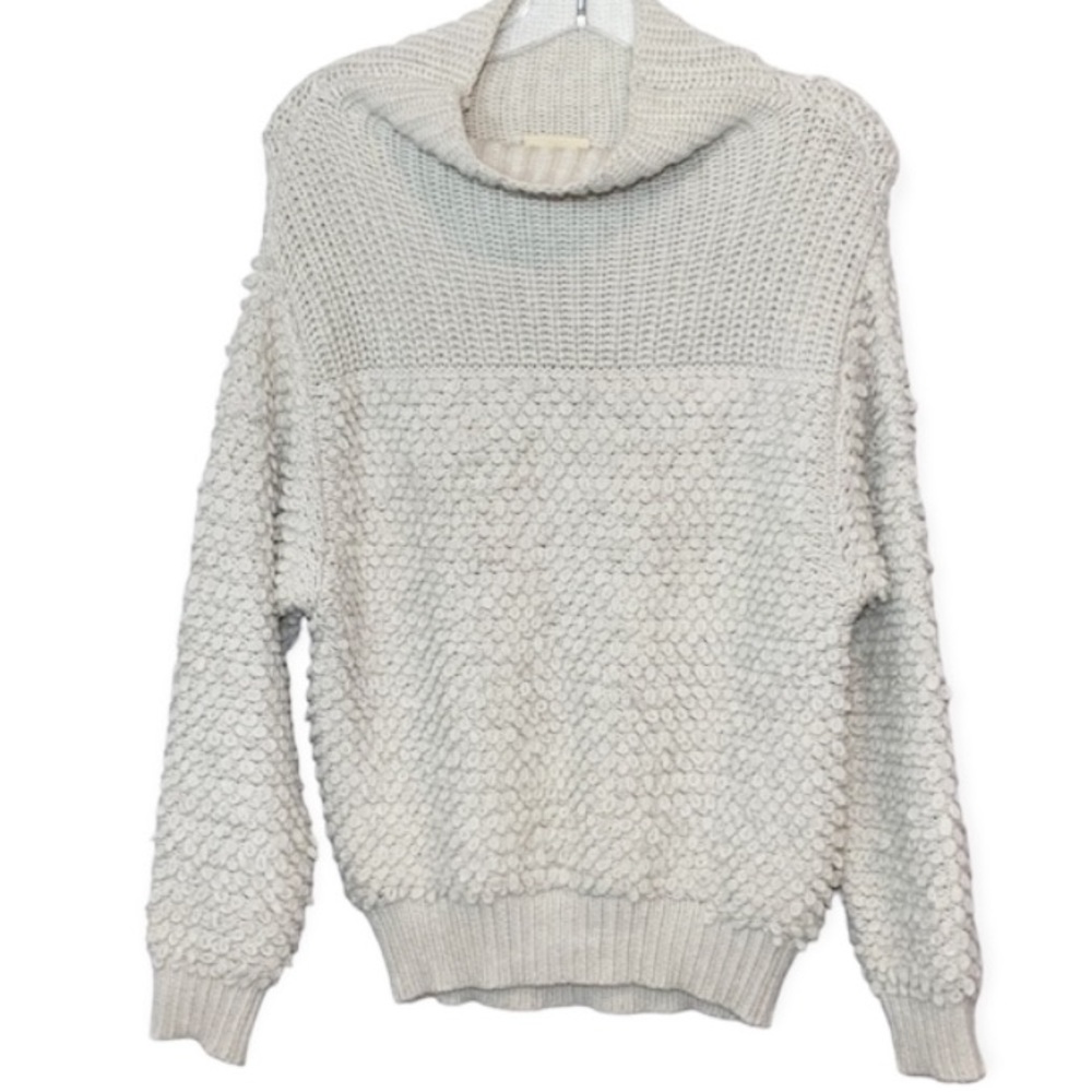 SW53 Wilfred Aritzia Nubby Mock Neck Sweater Size XXS